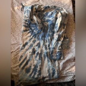 Blue tyedie hoodie